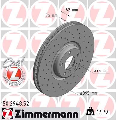 34116898728Z2 150.2948.52 Brake Disc
