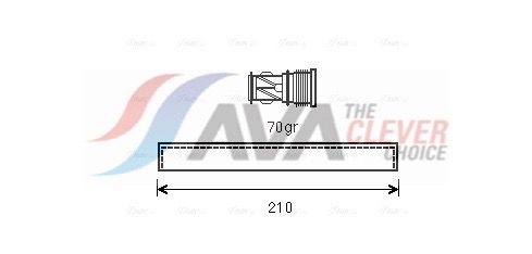 64509202689AQ1 BWD439 Filtro deshidratante, aire acondicionado