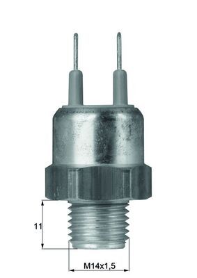 61311364273MO TSW 25D Interruptor de temperatura, ventilador del radiador