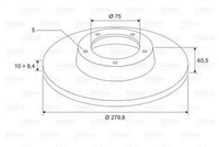 34216855001VL1 34216855001 34 21 6 855 001 6855001 197339  Brake Disc