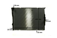 17117564654MO 17117564654 17 11 7 564 654 7564654 CR 1090 000P BMW E92 LCI -  Radiador, refrigeración del motor